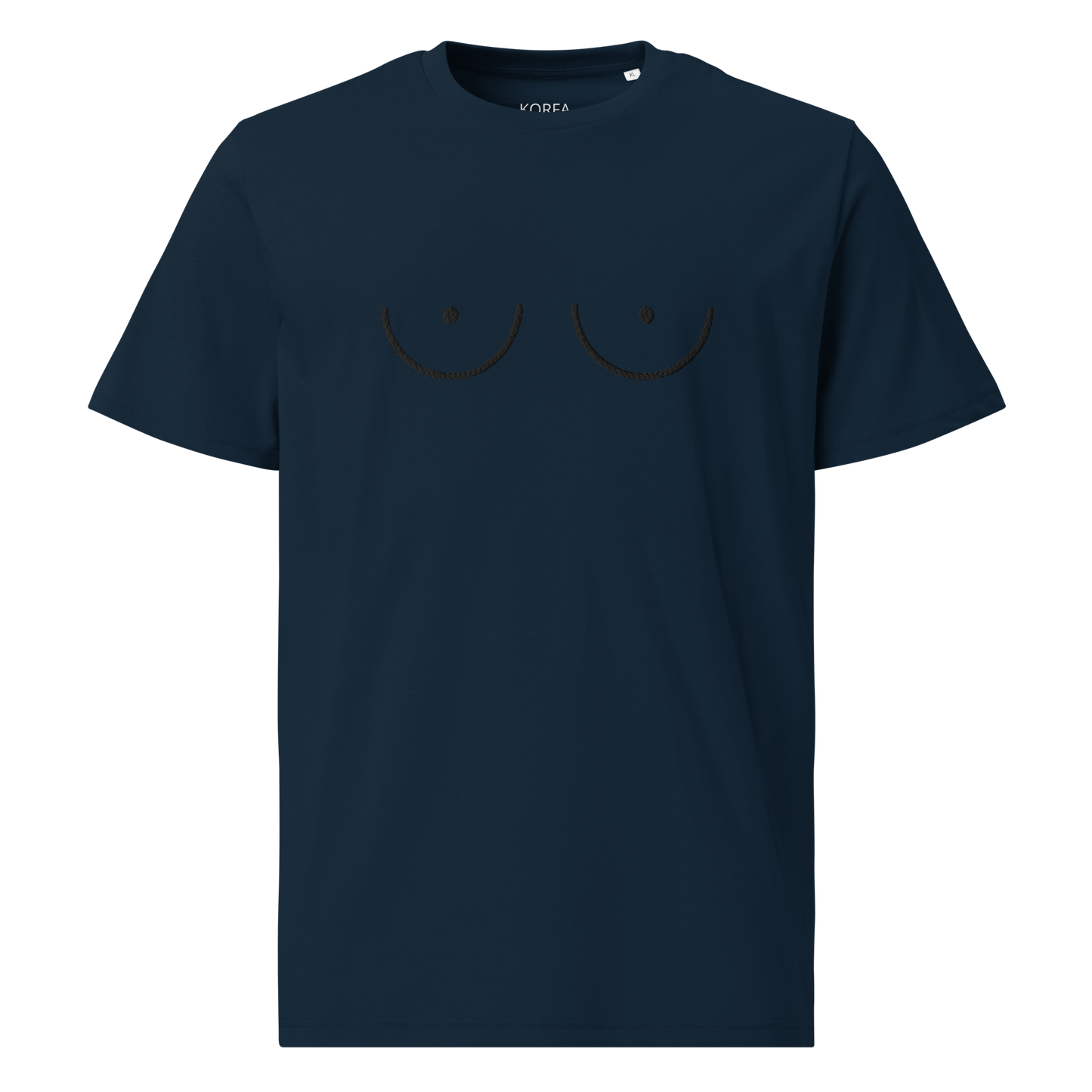 Tits-shirt, organic cotton /Blues