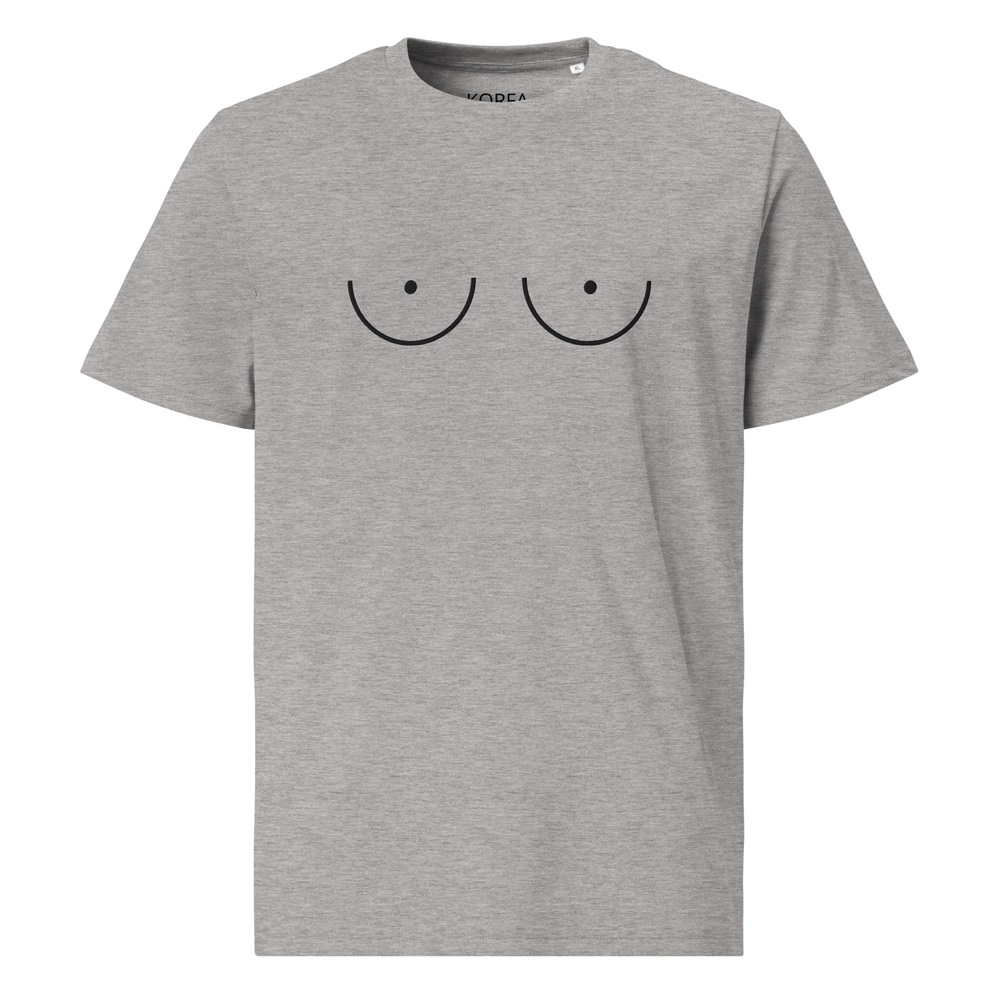 Tits-shirt, organic cotton /Achromatic