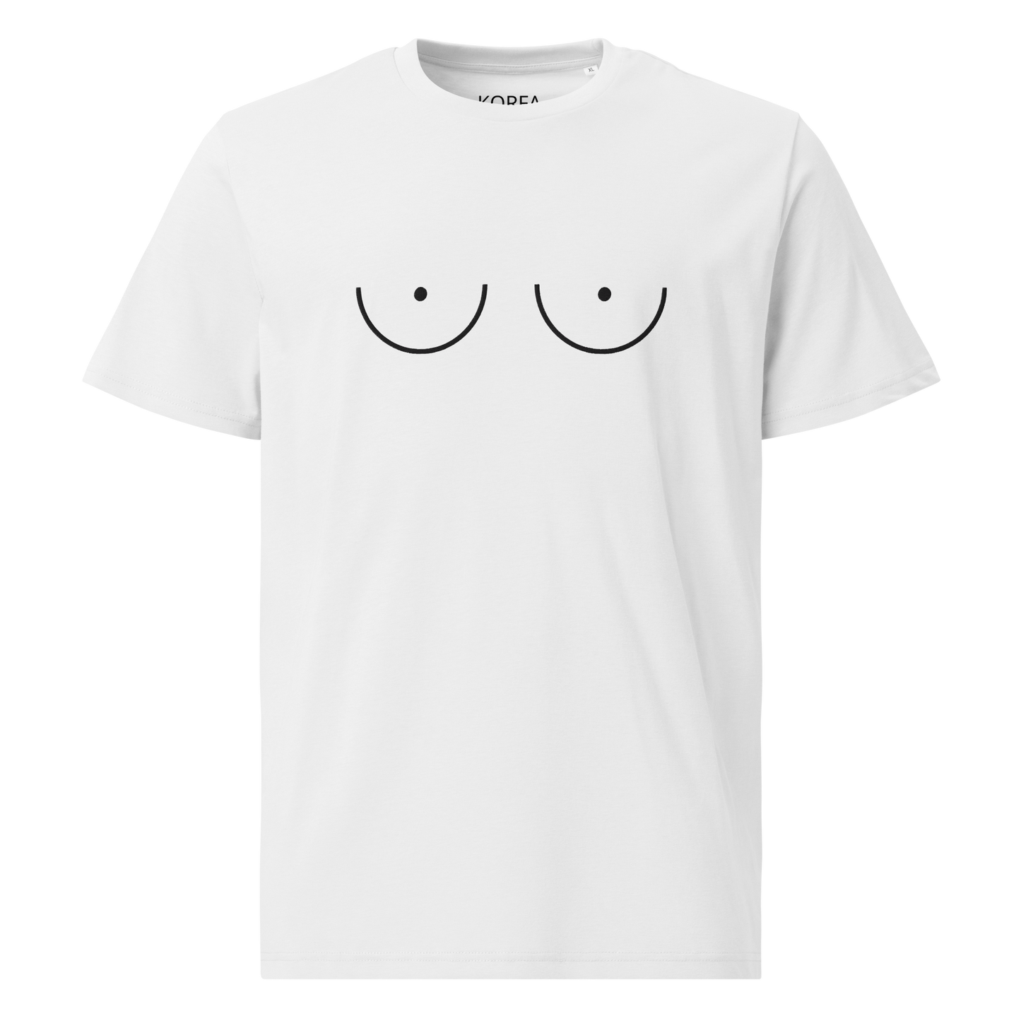 Tits-shirt, organic cotton /Achromatic